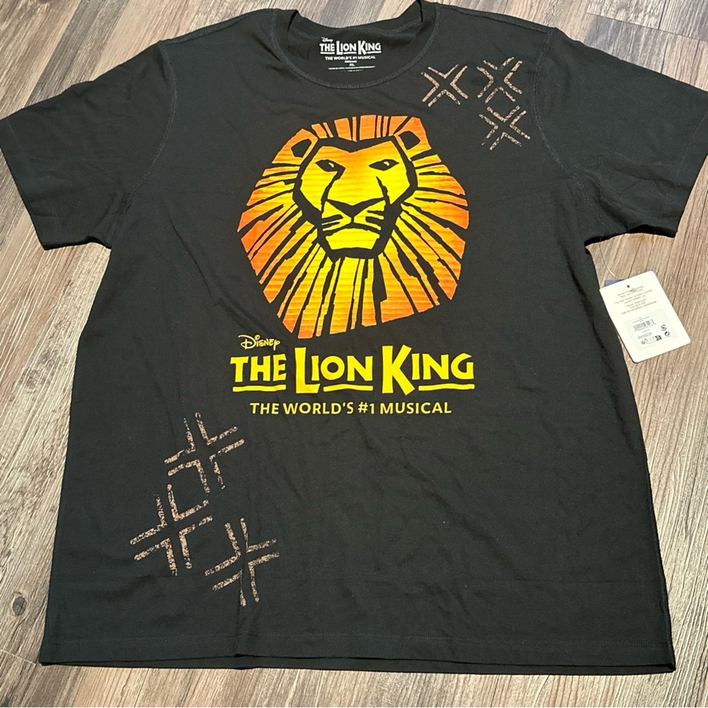 Disney The Lion King Black and Yellow Tee Musical